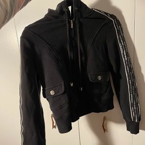 Y2K vintage BEBE sport crop hoodie